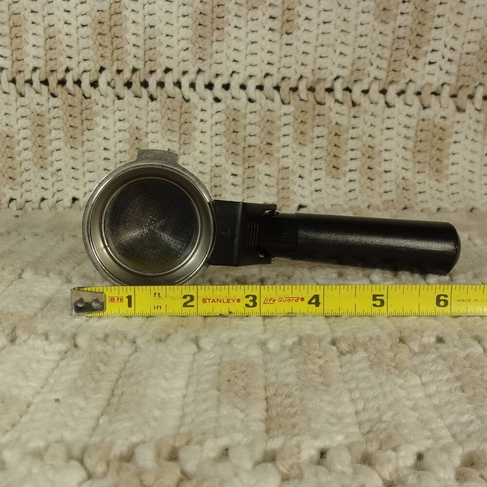 PORTA FILTER AND FILTER BASKET FOR MR COFFEE MODEL ECM 250 ESPRESSO MACHINE